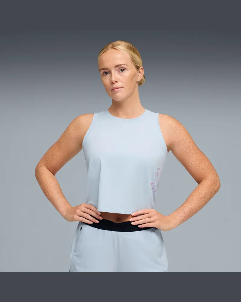 Puma x HYROX CLOUDSPUN ThermoAdapt Crop Tanktop Damen, Kleidung, Grau Grau