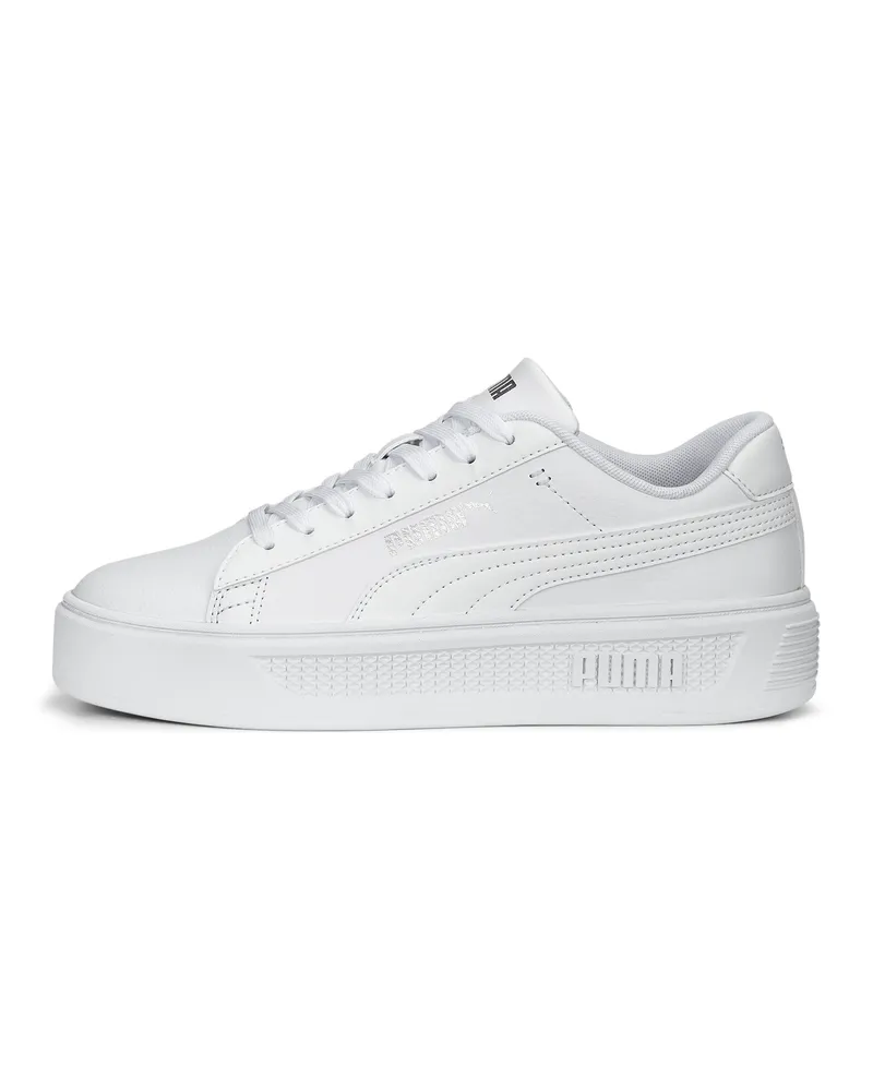 Puma Smash Platform v3 Sneakers Damen, Schuhe, Weiß Weiß