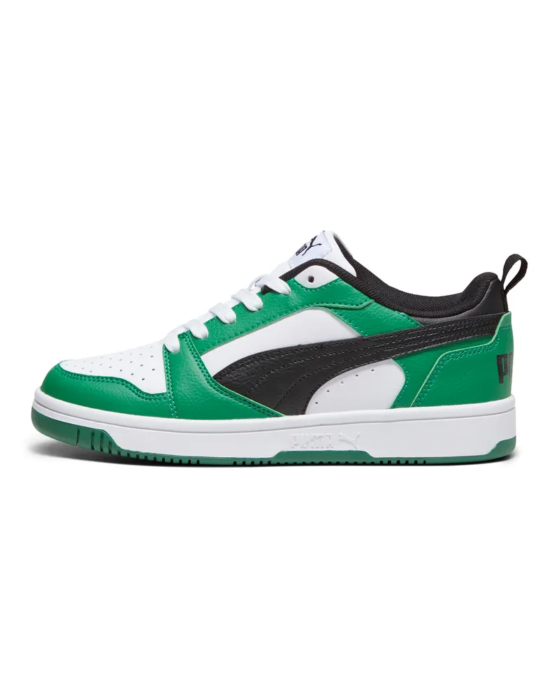 Puma Rebound V6 Low Sneakers Teenager, Schuhe, Weiß Weiß