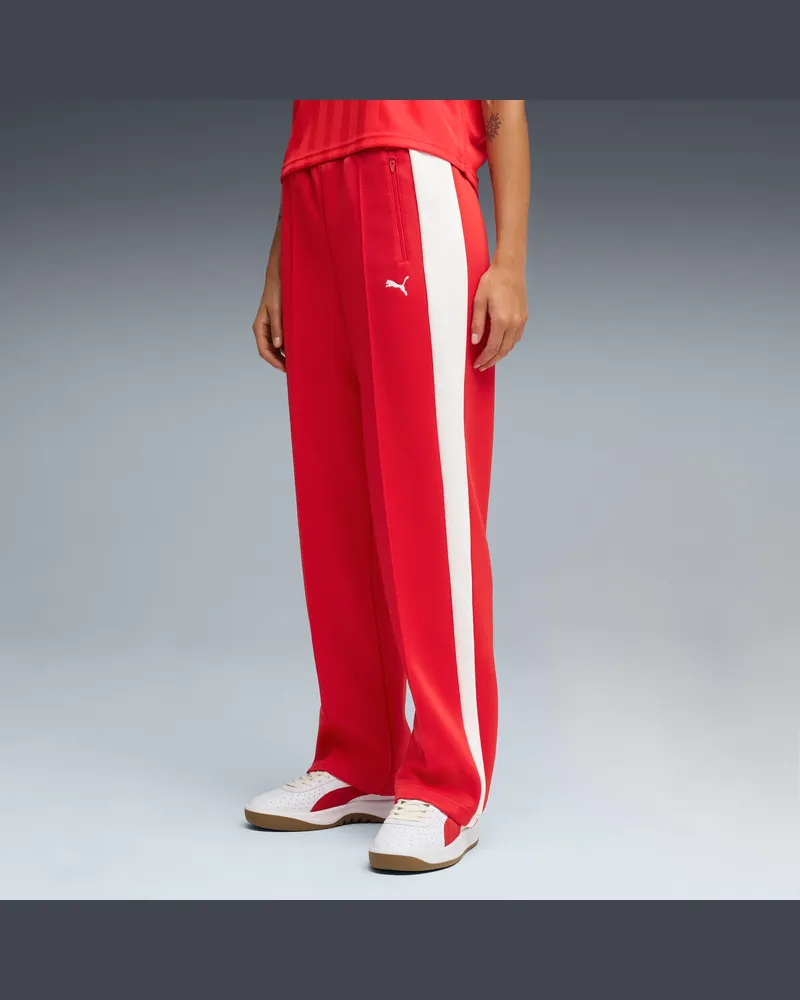 Puma T7 Always On Straight Trainingshose Damen, Accessoires, Rot Rot