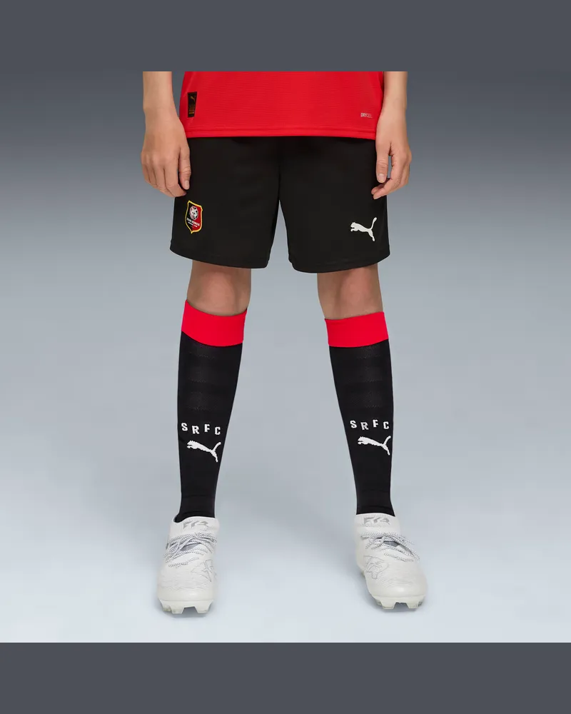 Puma Stade Rennais FC 25/26 Shorts Teenager, Kleidung, Schwarz Schwarz