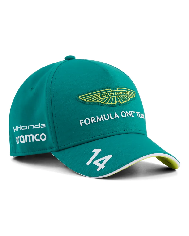 Puma x ASTON MARTIN ARAMCO F1® TEAM REPLICA Alonso Baseball-Cap Teenager, Accessoires, Grün Grün