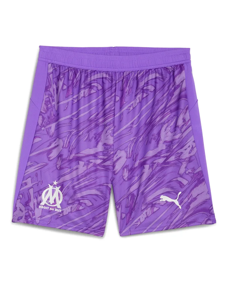 Puma Olympique de Marseille 25/26 Torwartshorts Herren, Accessoires, Lila Lila