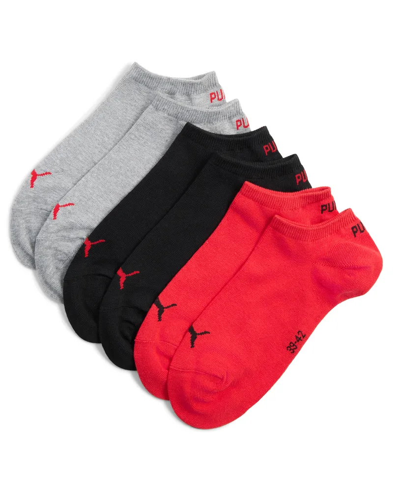 Puma Sneakersocken Unisex (3er-Pack), Kleidung, Schwarz Schwarz
