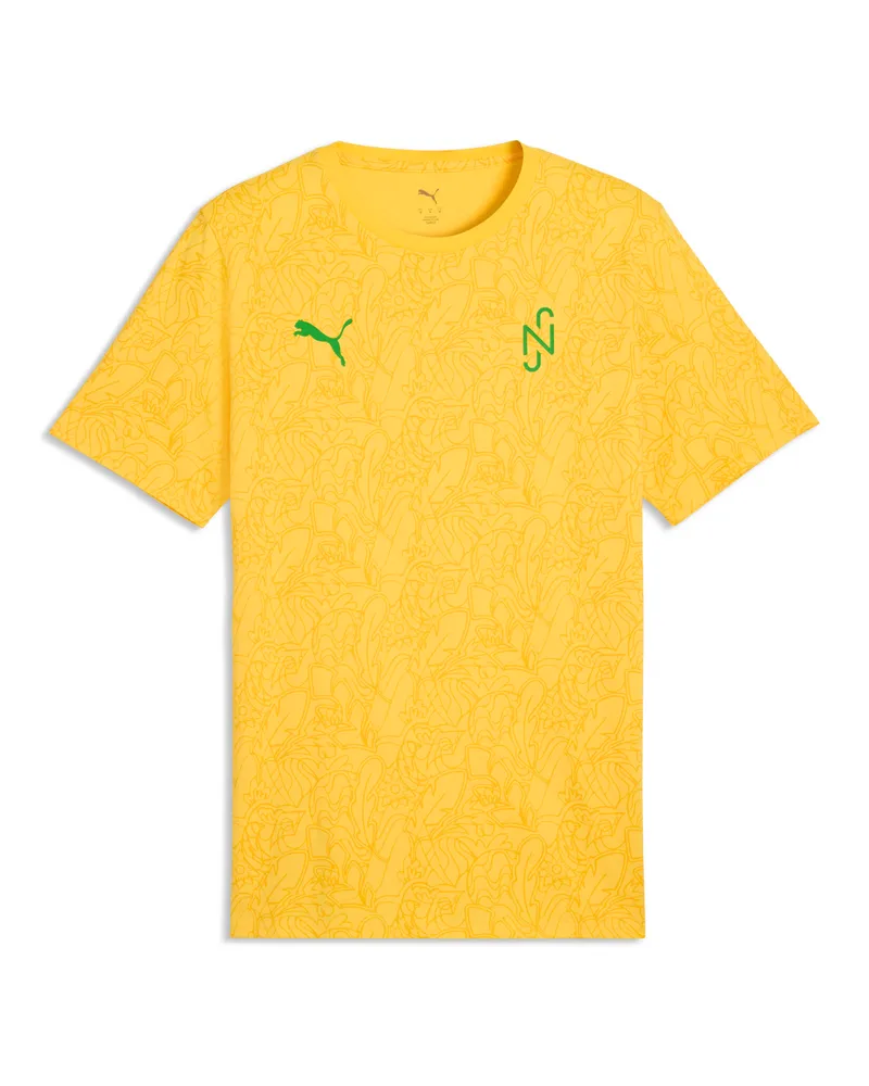 Puma Neymar Jr Brasilien Passion T-Shirt mit Print Herren, Accessoires, Gelb Gelb
