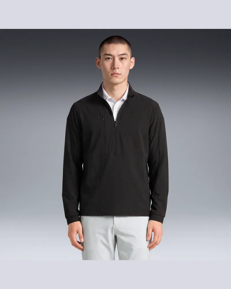 Puma Golfwindjacke Herren, Kleidung, Schwarz Schwarz