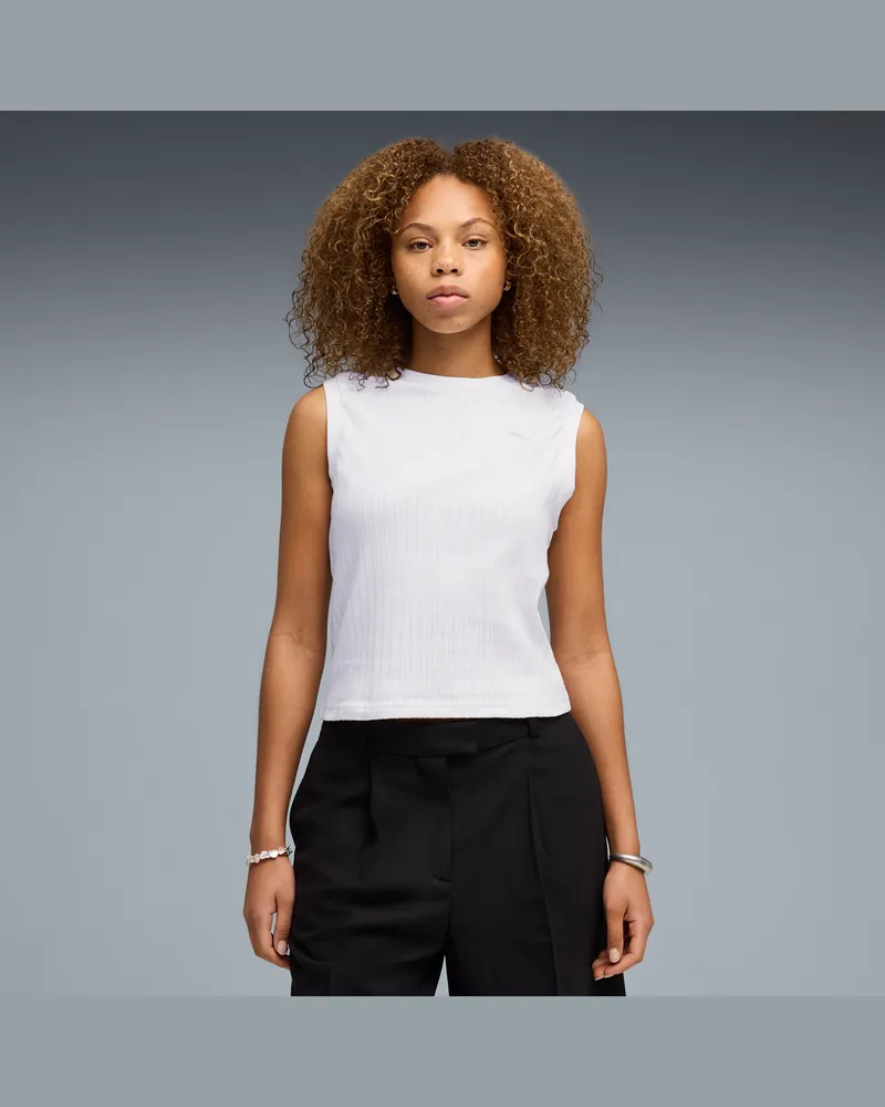 Puma HER Tanktop Damen, Kleidung, Weiß Weiß
