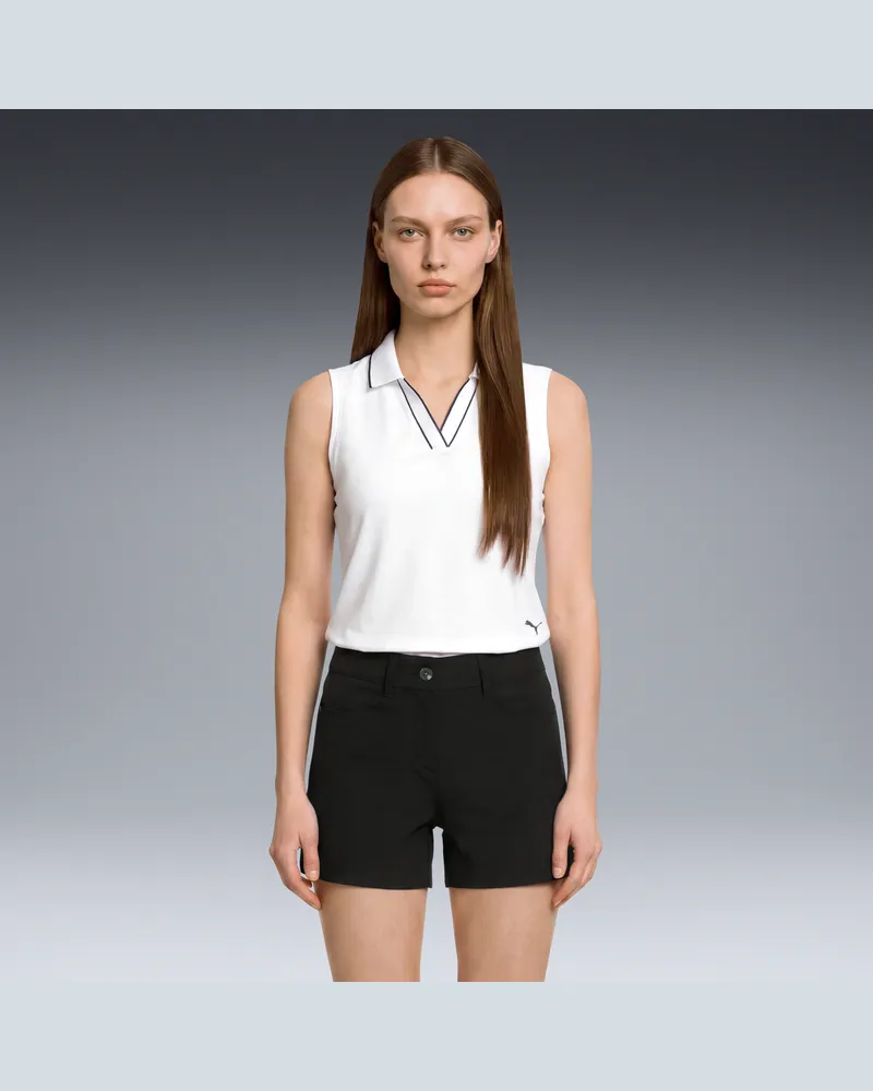 Puma CLOUDSPUN Essentials Ärmelloses Polo Damen, Kleidung, Weiß Weiß