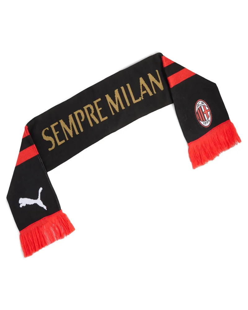 Puma AC Milan ftblEssentials Schal, Accessoires, Rot Rot