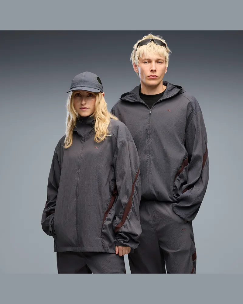 Puma CLRT Trainingsjacke Unisex, Kleidung, Grau Grau