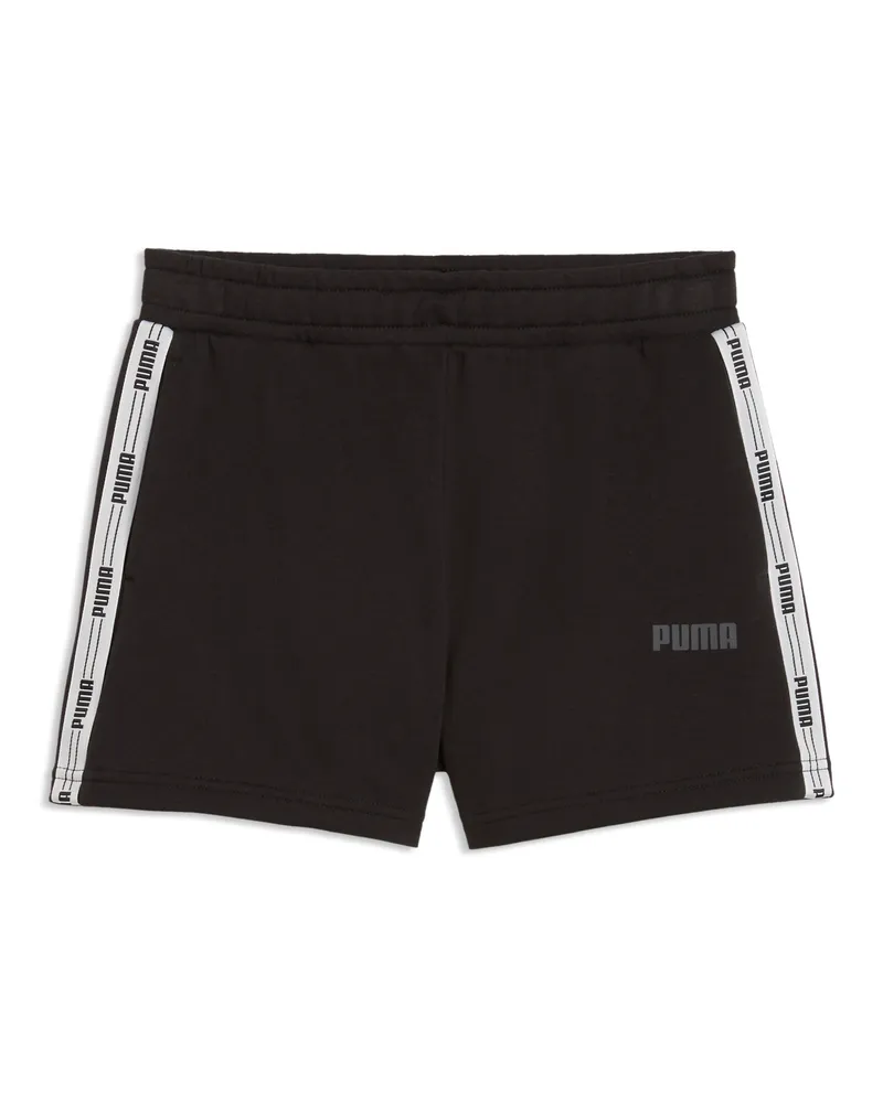 Puma Tape Shorts Teenager, Kleidung, Schwarz Schwarz
