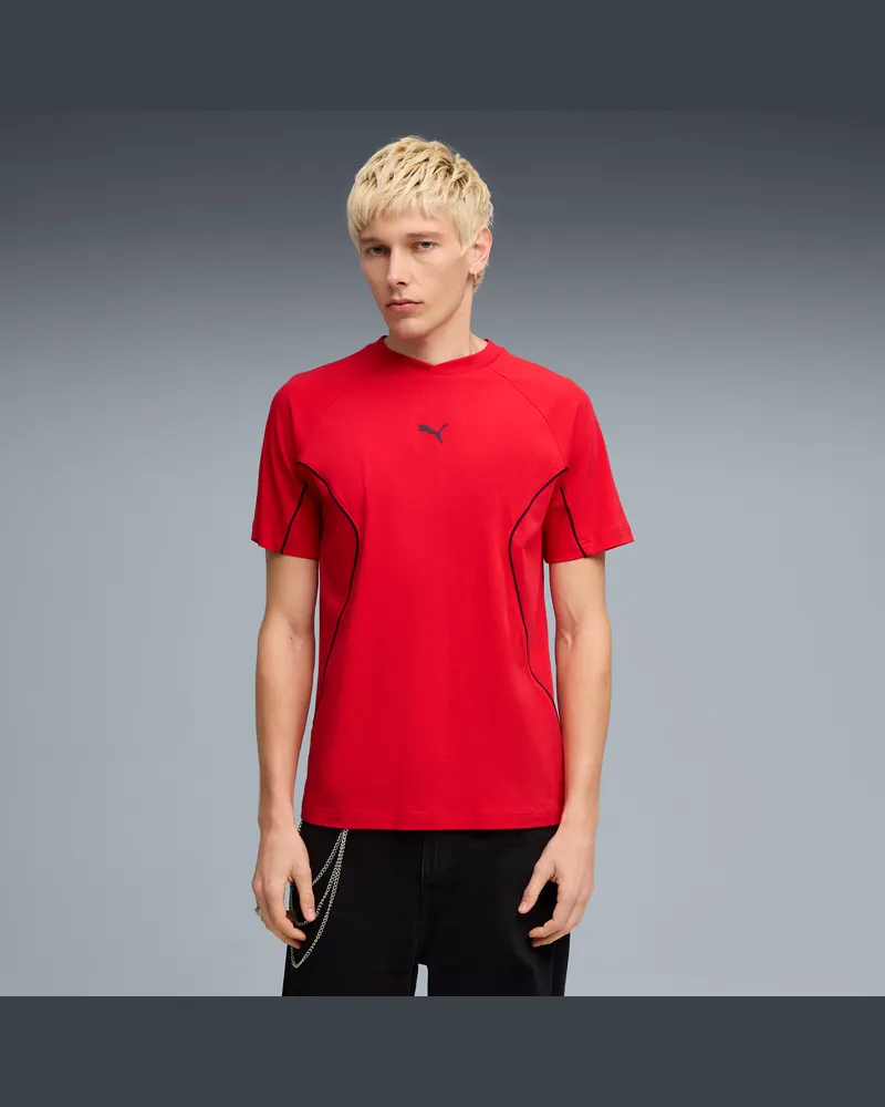 Puma Sport T-Shirt Herren, Kleidung, Rot Rot
