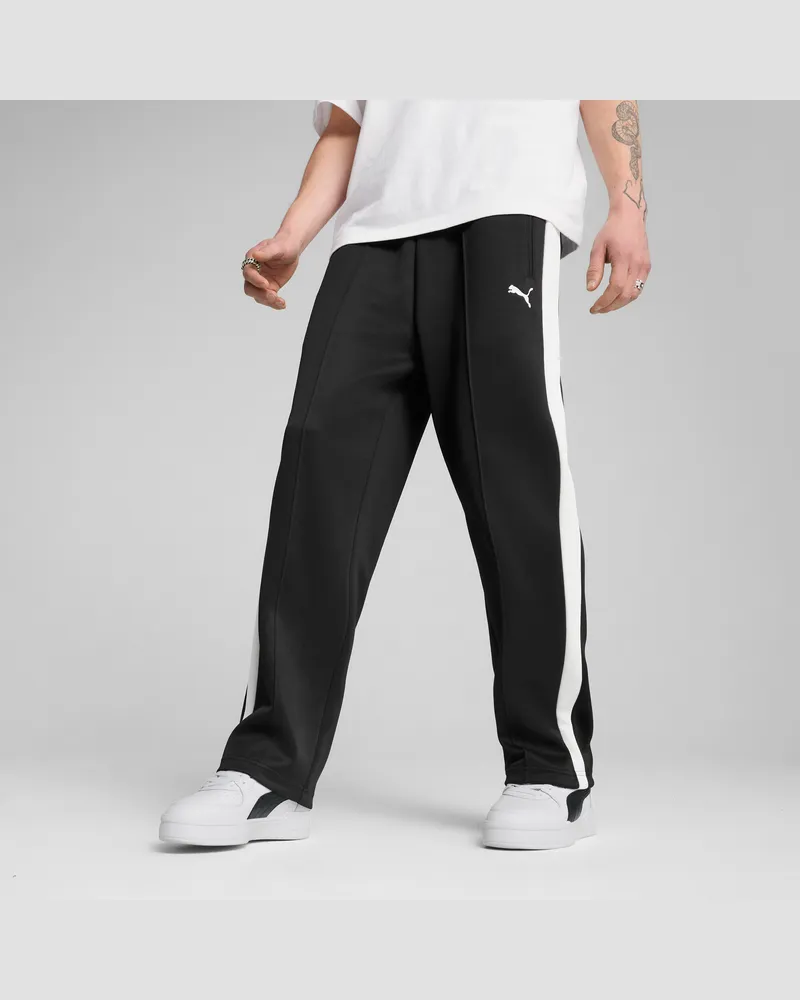 Puma T7 ALWAYS ON Relaxed Trainingshose Herren, Kleidung, Schwarz Schwarz