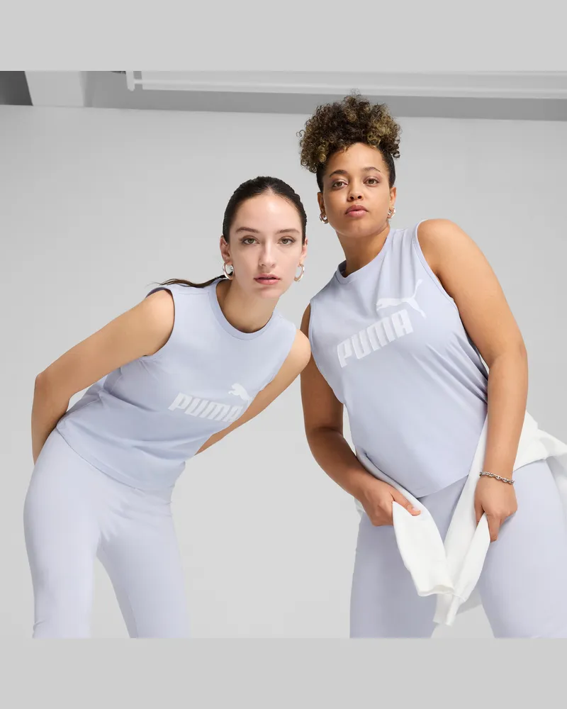 Puma ESS No. 1 Logo Slim Tanktop Damen, Kleidung, Blau Blau