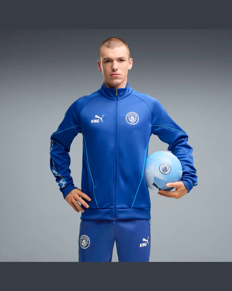 Puma Manchester City KING Anthem Trainingsjacke Herren, Accessoires, Blau Blau