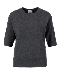 ALLUDE Cashmere-Pullover Dunkelgrau Grau