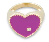 Ring 'Chevaliere Coeur' Violett
