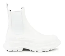Alexander McQueen Boots mit breiter Gummisohle Weiß