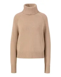 ALLUDE Woll-Cashmere-Pullover Braun