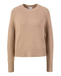 ALLUDE Woll-Cashmere-Pullover Mittelbraun Braun