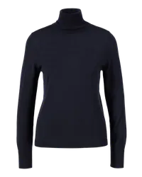 ALLUDE Rollkragenpullover Marineblau Blau