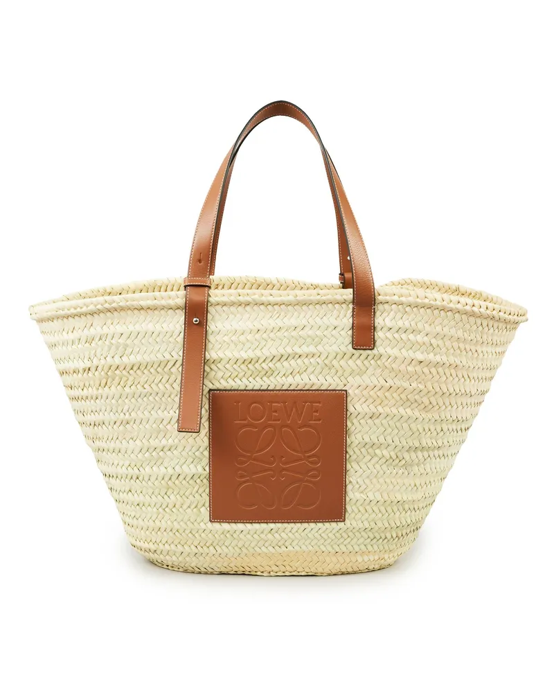 Loewe Shopper 'Basket Bag Large' Natur Braun