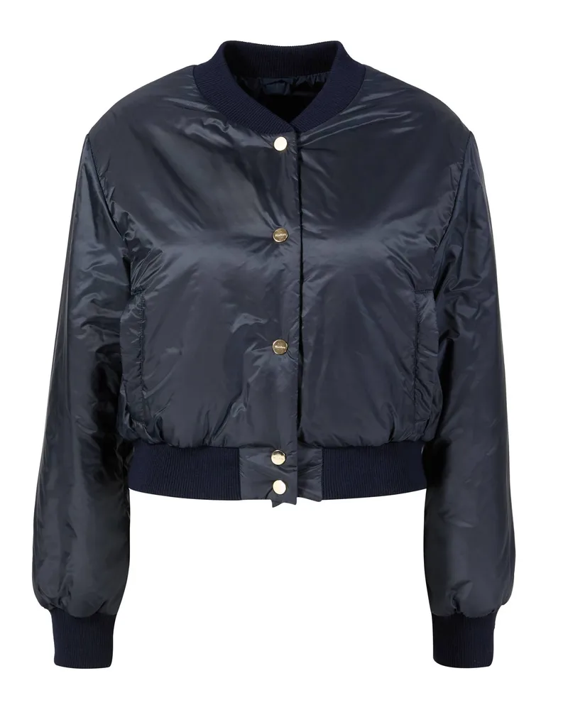 Max Mara Bomberjacke 'Greenbi' Marineblau Blau