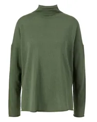 ALLUDE Cashmere-Pullover Khaki Grün