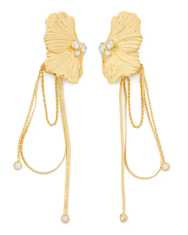 Chloé Blumenohrringe Vintage Gold