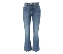 Cropped Jeans 'HW Slim Kick Luxe Vintage' Mittelblau