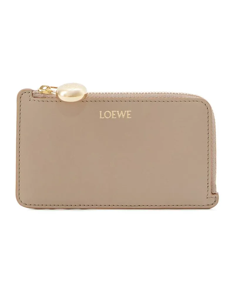 Loewe Kartenetui 'Pebble Coin Beige