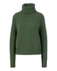 ALLUDE Woll-Cashmere-Pullover Dunkelgrün Grün