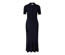 Cashmere-Seiden-Kleid 'Amor' Marineblau
