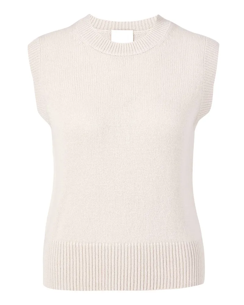 ALLUDE Cashmere-Pullunder Beige