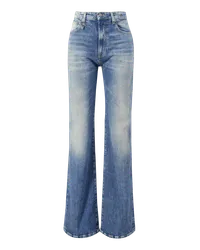 R13 Straight-Leg Jeans Blau