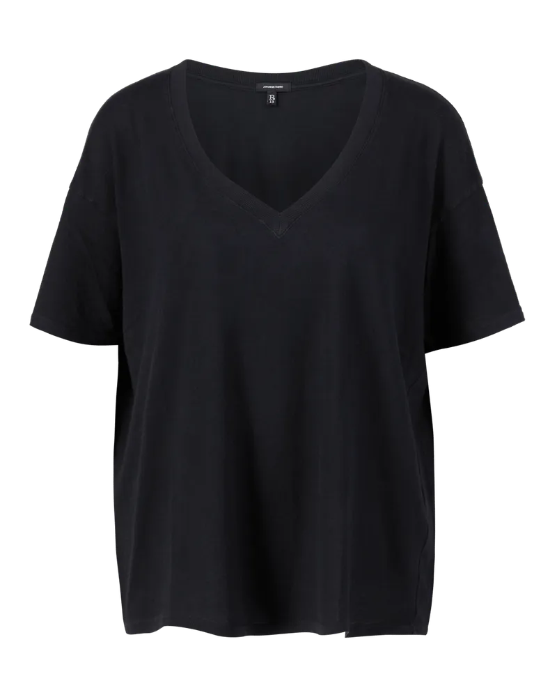 R13 T-Shirt 'Boxy Seamless Schwarz