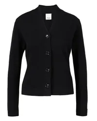 ALLUDE Woll-Cashmere-Strickjacke Schwarz