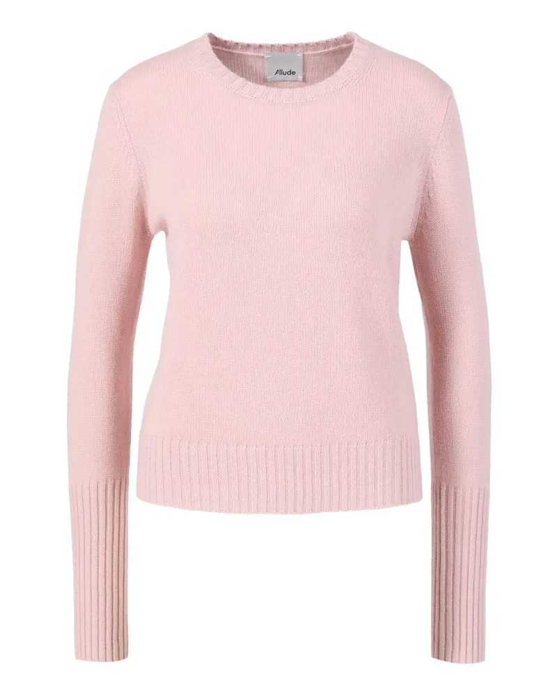 ALLUDE Cashmere Pullover Hellrosa Rosé