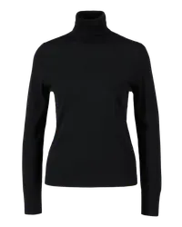 ALLUDE Rollkragenpullover Schwarz