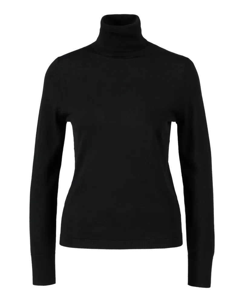 ALLUDE Rollkragenpullover Schwarz