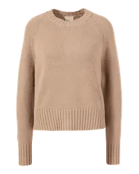 ALLUDE Woll-Cashmere-Pullover Mittelbraun Braun