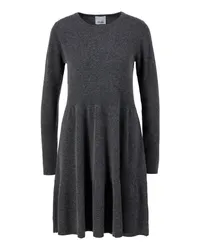 ALLUDE Woll-Cashmere-Kleid Anthrazit Grau