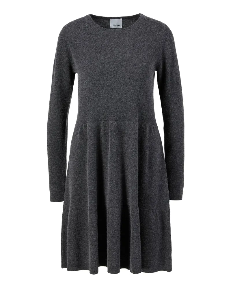 ALLUDE Woll-Cashmere-Kleid Anthrazit Grau