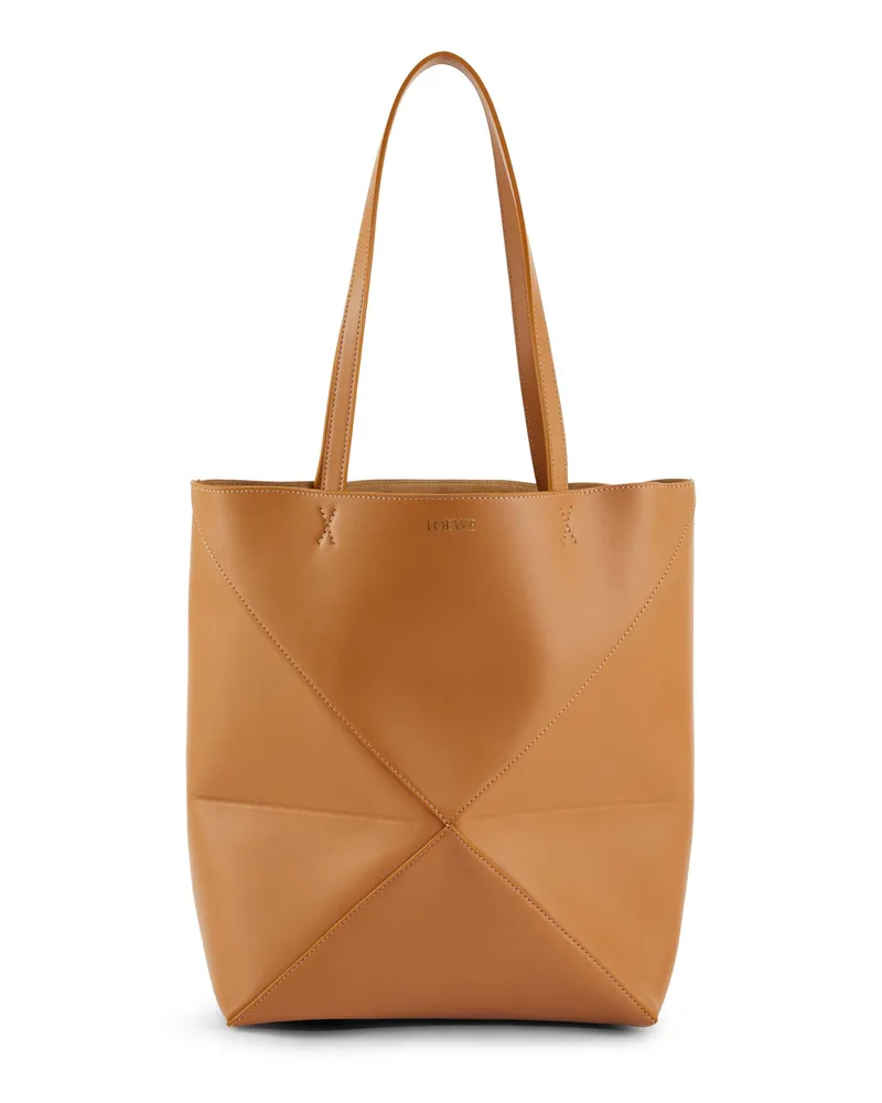 Loewe Shopper 'Puzzle Tote' Hellbraun Braun