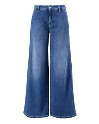 Cambio Wide-Leg Jeans 'Alek' Mittelblau Blau