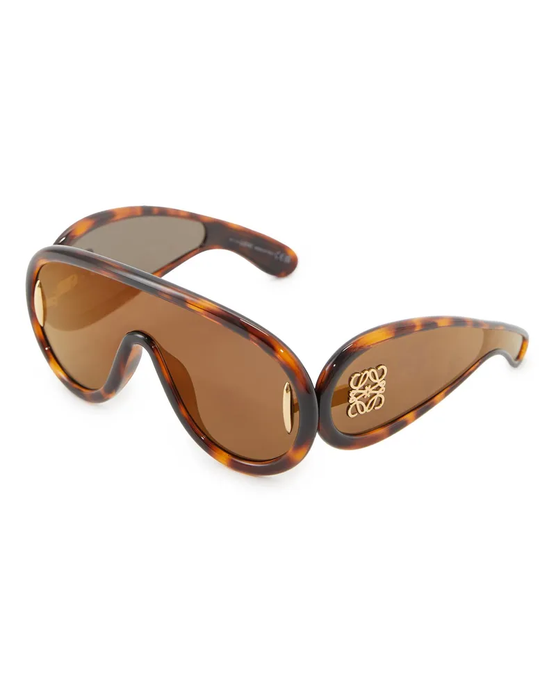 Loewe Sonnenbrille 'Wave Mask' Havanna Braun