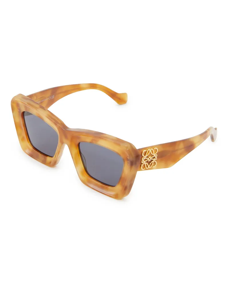 Loewe Sonnenbrille mit -Logo Cognac Gelb