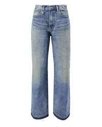 R13 Wide-Leg Jeans Blau