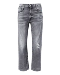 R13 Relaxed-Fit Jeans 'Boyfriend Grau