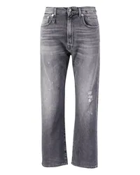 R13 Relaxed-Fit Jeans 'Boyfriend Grau